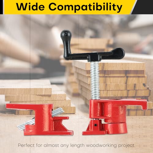 4 Pack 3/4" Wood Gluing Pipe Clamp Set, Pipe Clamps for Woodworking - style: 4Pack, 3/4"