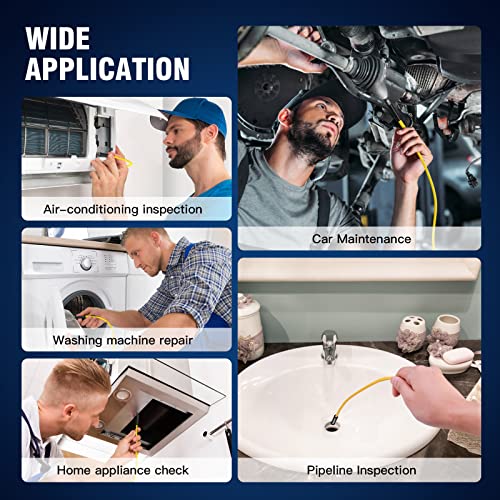 BlueFire 11.5FT Dual Lens Wireless Endoscope Camera, 1080P 8mm Borescope