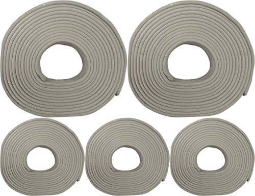 Frost King B2 Mortite Fingertip Caulking Cord, 1/8" x 90 ft, Grey, (Pack of 5) - size: 19-ounce, 90-foot long, 5 Pack
