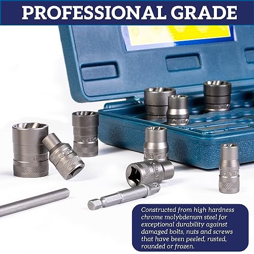 Bolt Extractor Kit, 32 Pieces Rounded Bolt Remover