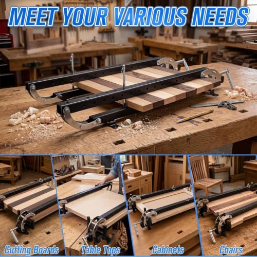 2 Pack 24 Inch Panel Bar Clamps, Fits Panels 24" width, 1/4 to 3" thickness