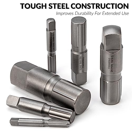 6-Piece Pipe Extractor Set - color: 6-piece Pipe Extractor Set