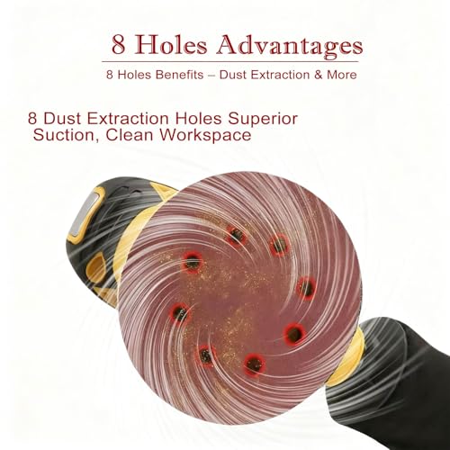 60 PCS 5 Inch Sanding Discs, Hook and Loop Round Sandpaper for Orbital Sander - 40/80/120/240/400/800/1000/2000/3000/5000 Grit Assortment for Wood Metal Polishing (01-Assortment Kit) - style: Assortment Kit