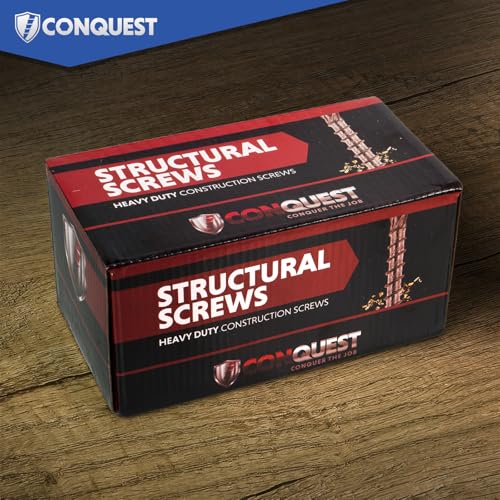 Conquest Structural Wood Screws, 0.275" x 3 1/2" - size: 0.275" x 3 1/2"