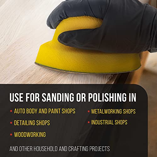 Dura-Gold Pro Series Mouse Sandpaper Shaped Hand Sanding Block Pad for Hook