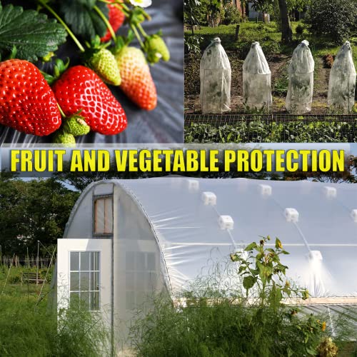 30 Pieces Plastic Drop Sheets for Painting, Waterproof and Dust-Proof Clear Cloth for Furniture Cover, 9x12 Feet Tarps - size: 30 Pieces
