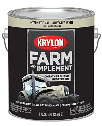 Implement Paint Gallons International Harvester White - color: International Harvester White, size: 128 Fl Oz (Pack of 1), style: Bottle