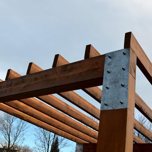 PATIKIL 10pcs Galvanized Steel Sheet, 8x8cm Galvanized Steel Plate Panels 0.5mm Thick Metal Timber Connector Sheet for Roof Flashing Fixing Repair Arts Crafts DIY Projects - size: 8x8cm x 0.5mm