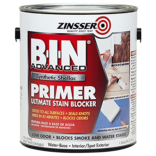 Zinsser 4-Pack of 1 gal 270976 White B-I-N Advanced Synthetic Shellac Primer