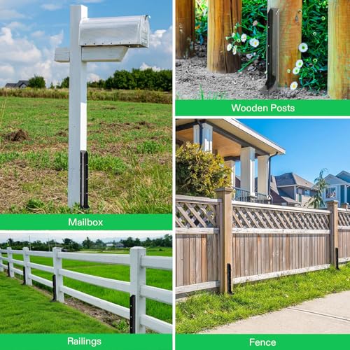 VIVOSUN 2 Pack Fence Post Repair Kit