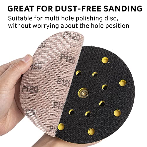 50-Pack 6" Ceramic Alumina Mesh Sanding Discs, 120 Grit Hook & Loop - style: P120 - 6 inch