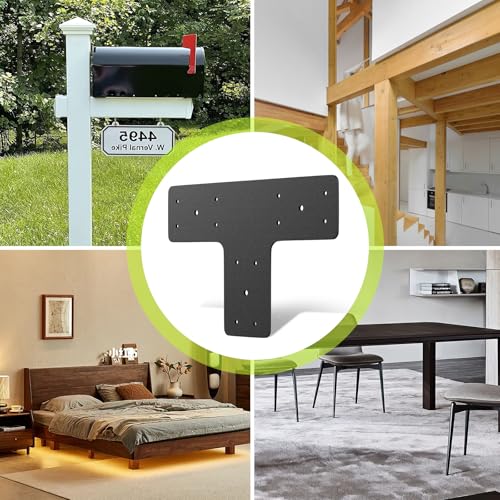 T Post Timber Brackets, 12x8 Heavy Duty for 4x4 6x6 Lumber