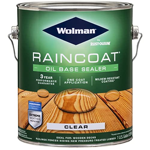 Wolman RainCoat Clear Oil-Based Waterproofer Wood Protector 1 gal.