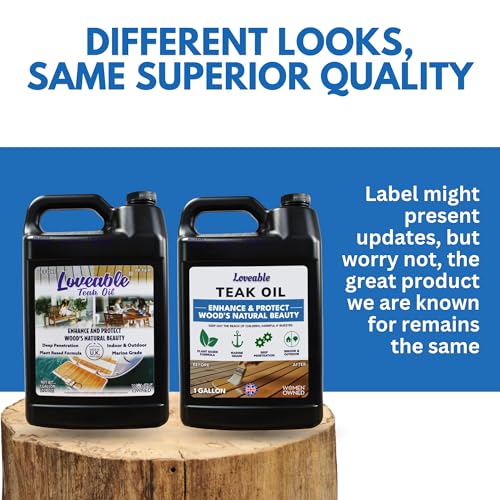 EcoDecors Loveable 1 Gal Teak Oil for Indoor & Outdoor Wood Care - style: Teak Oil