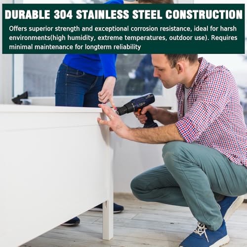 #10 x 1 Phillips Pan Head Sheet Metal Screws, 304 Stainless Steel 18-8, Black Coated, Corrosion Resistant Pan Head Self Tapping Screws for Wood, Sheet Metal, 50 PCS - size: #10 x 1"