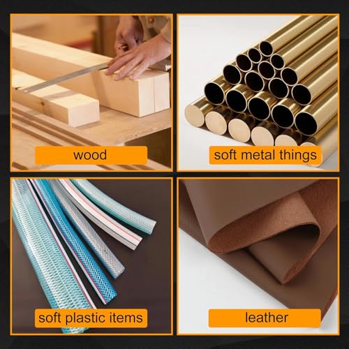 SPEEDWOX 4 Way Wood Rasp File Set Hand File and Round Rasp Half Round Flat & Needle Files Metal & Wood Files Set for Sharping Woods and Metal Tools Woods Rasps for Woodworking