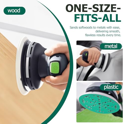 6" 220 Grit Sanding Discs, 49-Hole Hook & Loop for Festool Sanders, 50 Pcs - style: 220 Grit