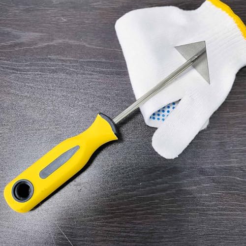 Stainless Steel Shave Hook with Rubber Handle