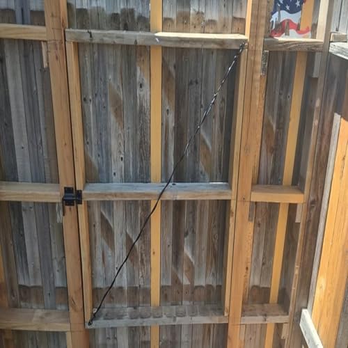 Anti Sag Gate Kit for Wooden Fence Heavy Duty with 6" T-Hinge Outdoor