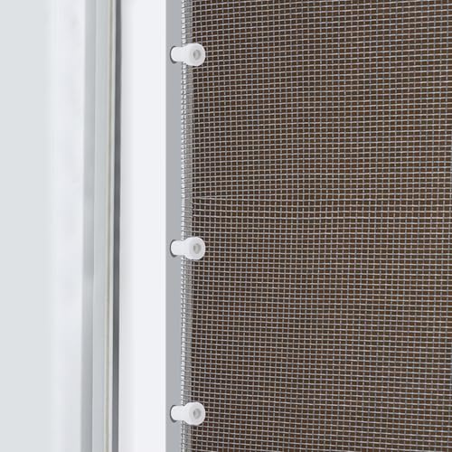 12 Pack Window Screen Plunger Latches with Cap, Window Screen Clips - color: 12 Pcs