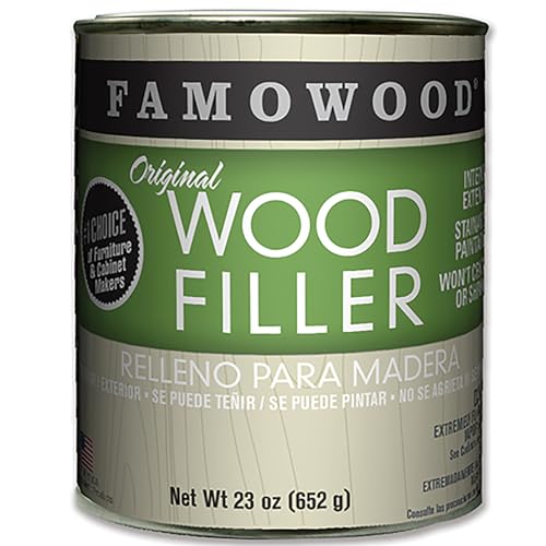 FamoWood 1 Pint Red Oak Wood Putty