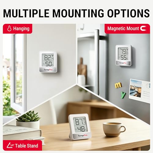 TempPro TempAir 260FT Bluetooth Indoor Thermometer Hygrometer, 3 Pack - size: Bluetooth Indoor Thermometer