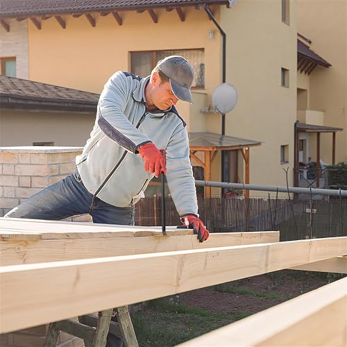 TOOLEAGUE Utility 18" Pry Bar Set with Strike Cap Handle, 2Pcs - size: 18"