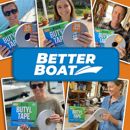 Butyl Tape for RV Roof and Boat, 36 Feet Black Putty Window Sealant Tape - color: Black