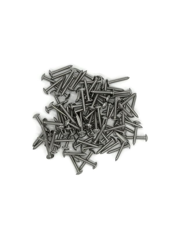 #10 x 1-1/4" (100 PCS) Truss Head Screws, Marine, Exterior, Decks, Boat Dock, Dock Bumper Installation, Marine Grade 18-8 Stainless Steel 304, #10 x 1.25 inches