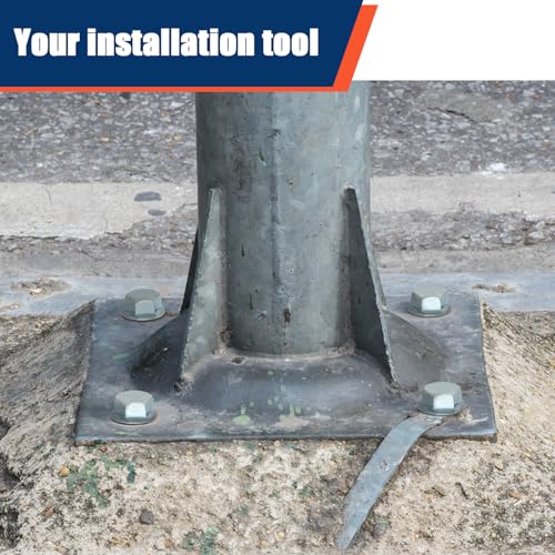 Tandefio 40 Pack 5/8 x 4 Concrete Anchors and Screw Kits Galvanized - size: 5/8" X 4"