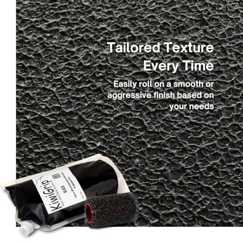 KiwiGrip Non-Skid Coating - Black, 4 Liters - color: Black, size: 135.25 Fl Oz (Pack of 1)