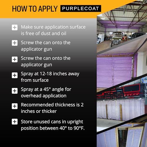 Vega Bond SF001 Purplecoat Closed Cell Foam Spray 29 oz (12 Pack)