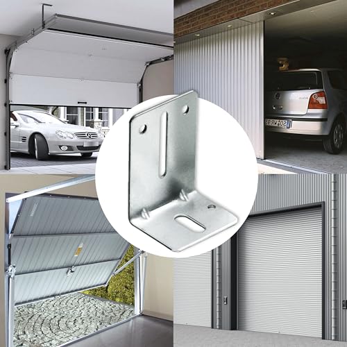 Garage Door Reinforcement Bracket - Garage Door Track Jamb Bracket J6, 8 Pack