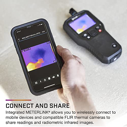 FLIR MR277 Moisture Meter, MSX IR Camera & Hygrometer for Building Inspection - style: MR277