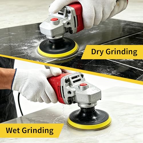 7 Inch Diamond Polishing Pads Tile Stone Diamond Sanding Pads Kit - size: 7-INCH