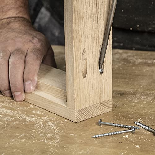 Trend Twin Pocket Hole Jig with HSS Drill Bit & Depth Setting Collar, Square Drive Bit & Pocket Hole Screws Selection, PH/JIG/C