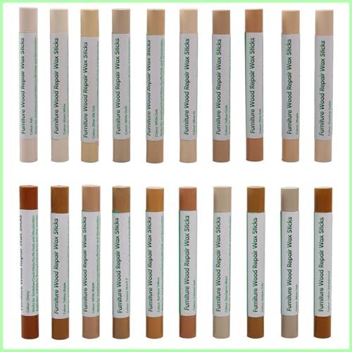 Furniture Markers Touch Up, 20 Colors Wood Filler Sticks- Brown Series - color: Brown Series