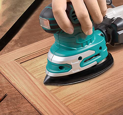 84 PCS Mouse Detail Sander Sandpaper Sanding Paper Assorted 40/60/80/120/180/240/320 Grits - style: 84 PCS 5 Hole 40/60/80/120/180/240/320 Grit