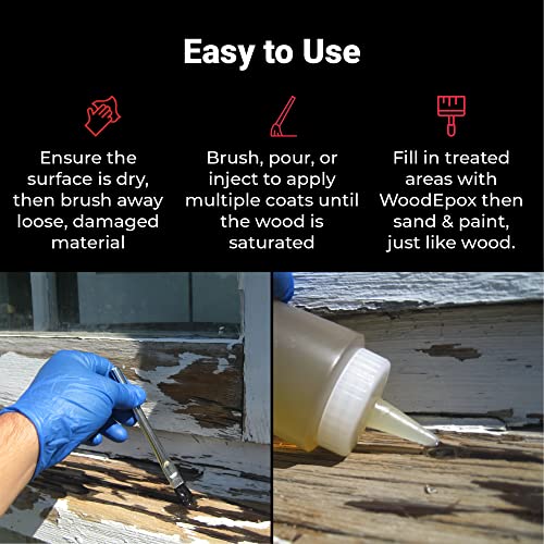 LiquidWood Epoxy Wood Consolidant