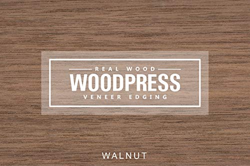 Real Walnut Wood Veneer, US Letter Size, Pack of 6 Sheets - style: Walnut