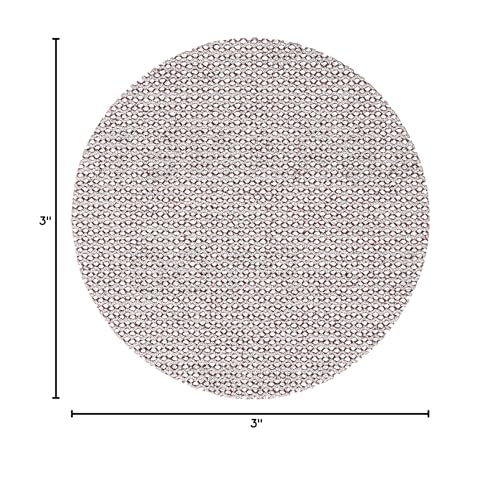 Mirka Abranet 3 Inch 100 Grit Mesh Sanding Discs, Hook and Loop, 50 Pack - size: Grit 100