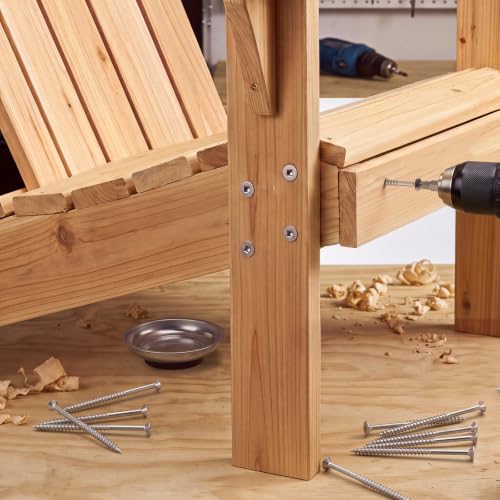 500 Pack #8 x 3 Inch Deck Screws, 304 (18-8) Stainless Steel Wood Screw - size: #8 x 3 Inch