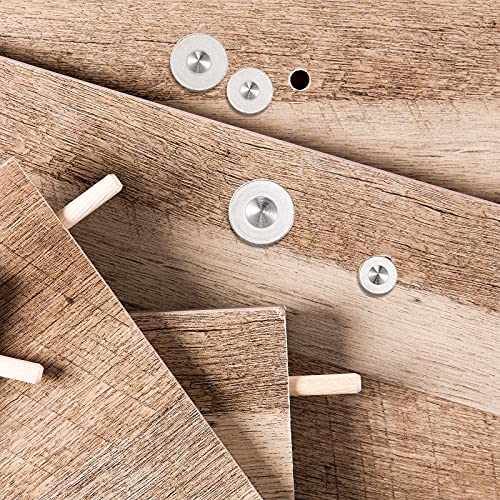 20 Pcs Dowel and Tenon Center Transfer Plugs Doweling Centering Pins Transfer Plugs Drill Hole Tool for Woodworking Tool Accessories (1/4 5/16 3/8 1/2 Inch)