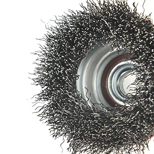A A IN 20 Pack 3 Inch Crimped Wire Cup Brush for Angle Grinder - size: 20 pack, style: 3 Inch Crimped Wire Brush