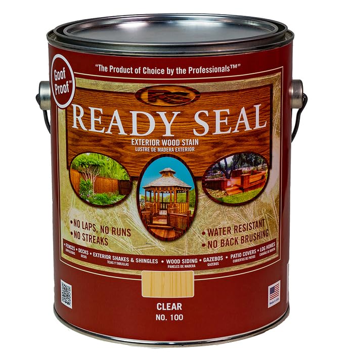 3-Pack of 1 gal Ready Seal 369954 Clear Exterior Stain & Sealer for Wood