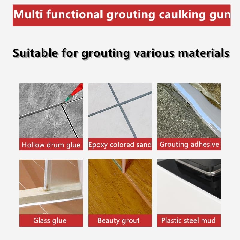1 PCS Professional Caulking Gun,Special for grouting