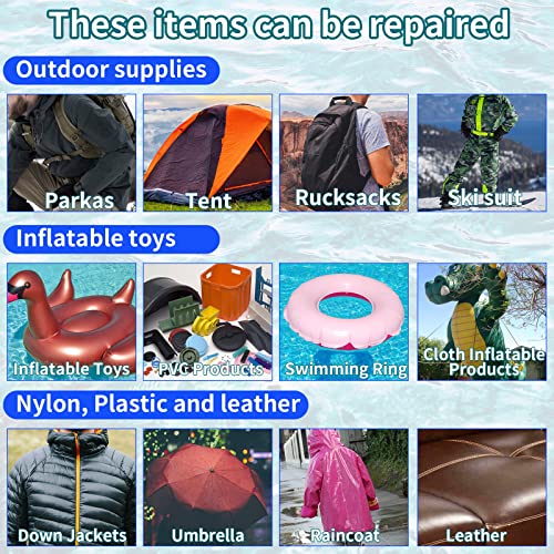Waterproof Clear Vinyl Inflatable Repair Tape for Bounce House,Pool,Float - size: 4 in x 7 ft Roll