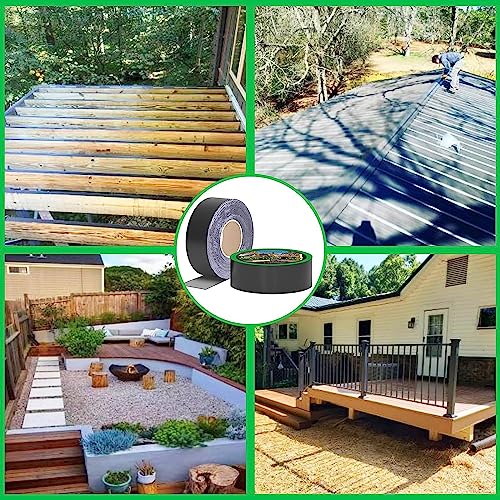 Joist Tape Deck Flashing Tape Butyl Tape 3" x 50' Upgraded Widening Weatherproof Deck Joist Tape for Flashing Deck Joists Building Joists and Beams, Anticorrosive(2 Rolls) - style: 3" x 50' -2 Rolls