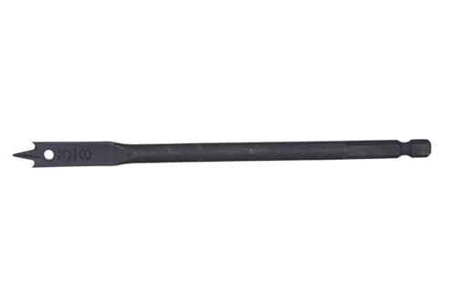 Century Drill & Tool 36424 Lazer Spade™ Bit, 3/8", Overall Length: 6" - size: 3/8" X 6"
