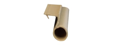 WRS Andersen Beige Bulb Seal with Angled Base Hardware, 42-3/4 Inch Stick - color: 3.45 Ft Stick - Beige